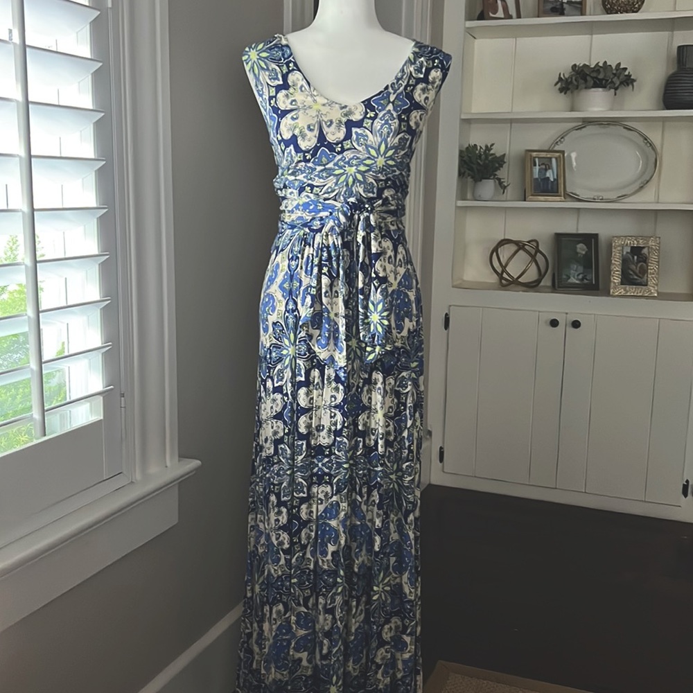 ANTHROPOLOGIE- Vanessa Virginia Maxi Dress - size Small